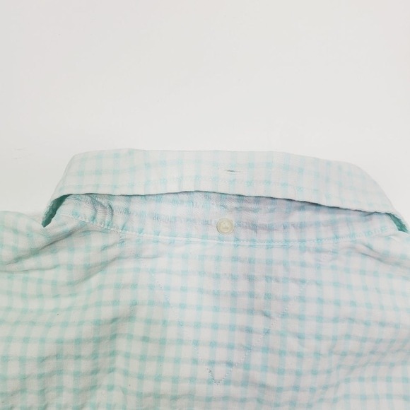 Tommy Hilfiger‎ Men Shirt Size XL Short-Sleeve Stripe Oxford 100% Cotton Office - Picture 2 of 11